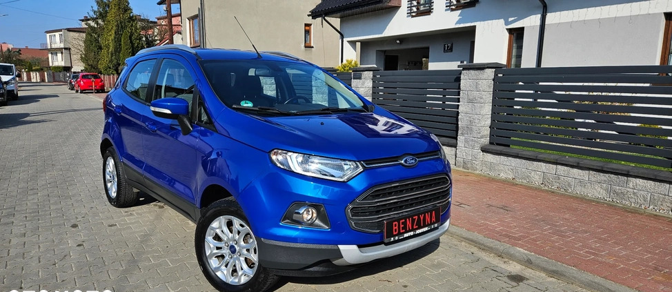 Ford EcoSport cena 37903 przebieg: 142347, rok produkcji 2014 z Zawiercie małe 631